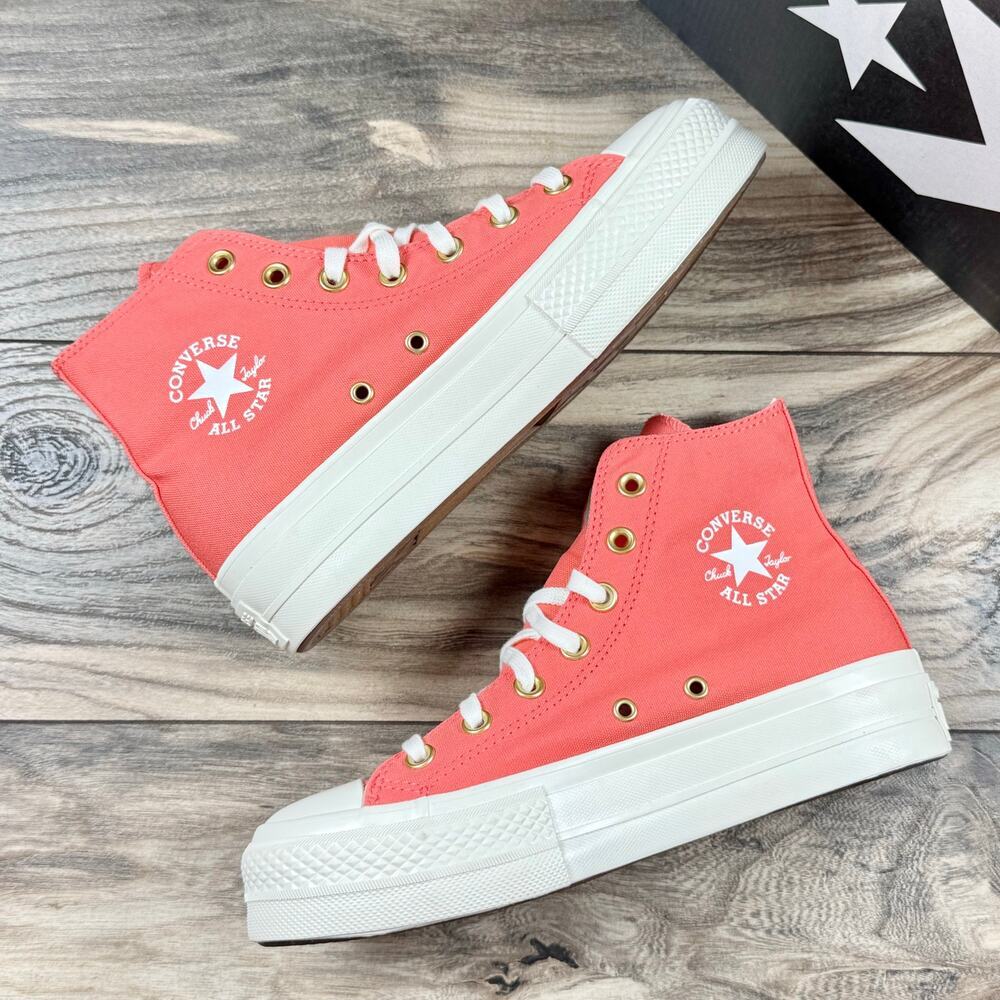 NIB Converse Chuck Taylor All Star Lift Platform Hi Sneaker Watermelon Slushy 7